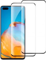 Full screenprotector geschikt voor Huawei P40 [ 2 Pack ]