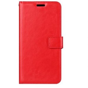 Hoesje geschikt voor Huawei P Smart Z - Bookcase Rood - portemonnee hoesje