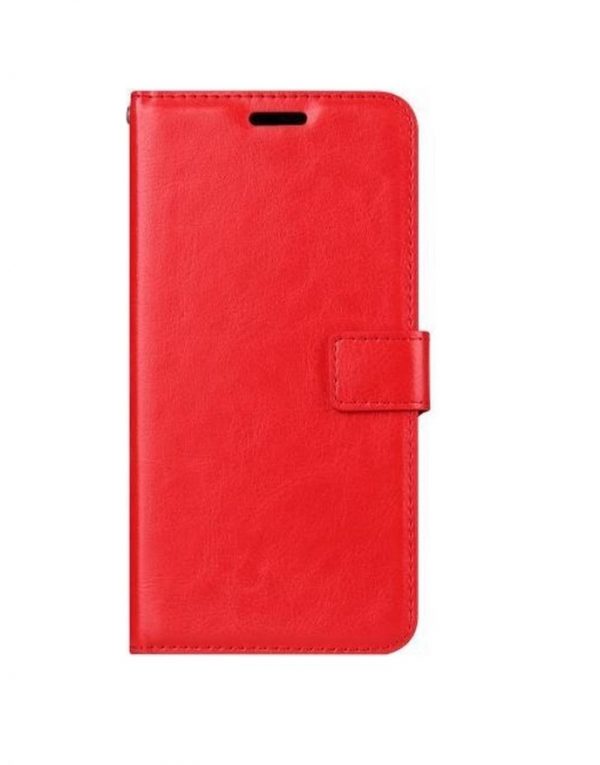 Hoesje geschikt voor Huawei P Smart Z - Bookcase Rood - portemonnee hoesje