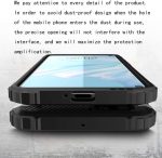 Hoesje geschikt voor Huawei P40 Armor Hybrid Hoesje - Zwart