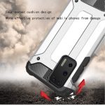 Hoesje geschikt voor Huawei P40 Armor Hybrid Hoesje - Zwart