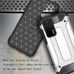 Hoesje geschikt voor Huawei P40 Armor Hybrid Hoesje - Zwart