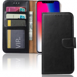 Hoesje geschikt voor iPhone 11 - Bookcase zwart - portemonnee hoesje