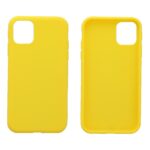Hoesje geschikt voor iPhone 11 Hoesje - Siliconen Backcover - Geel