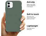 Hoesje geschikt voor iPhone 11 Hoesje - Siliconen Backcover - Pine Green