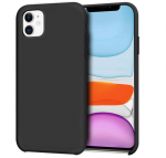 Hoesje geschikt voor iPhone 11  Pro Hoesje - Siliconen Backcover - Donker blauw