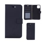 Hoesje geschikt voor iPhone 11 Pro Max - Bookcase Zwart - portemonnee hoesje