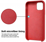 Hoesje geschikt voor iPhone 11 Pro Max Hoesje - Siliconen Backcover - Rood