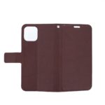 Hoesje geschikt voor iPhone 12 Pro - Bookcase Bruin- portemonnee hoesje