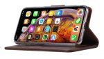 Hoesje geschikt voor iPhone 12 Pro - Bookcase Bruin- portemonnee hoesje