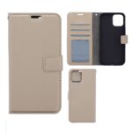 Hoesje geschikt voor iPhone 12 Pro - Bookcase Goud- portemonnee hoesje