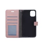 Hoesje geschikt voor iPhone 12 Pro - Bookcase Rose Goud- portemonnee hoesje