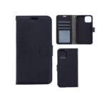 Hoesje geschikt voor iPhone 12 Pro - Bookcase Zwart - portemonnee hoesje