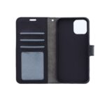Hoesje geschikt voor iPhone 12 Pro - Bookcase Zwart - portemonnee hoesje