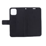 Hoesje geschikt voor iPhone 12 Pro - Bookcase Zwart - portemonnee hoesje