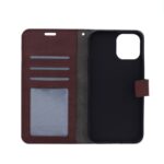 Hoesje geschikt voor iPhone 12 Pro Max - Bookcase Bruin - portemonnee hoesje