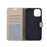 Hoesje geschikt voor iPhone 12 Pro Max - Bookcase Goud - portemonnee hoesje