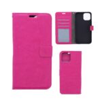 Hoesje geschikt voor iPhone 12 Pro Max - Bookcase Roze - portemonnee hoesje
