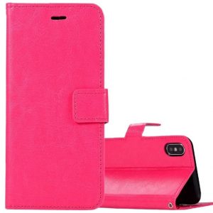 Hoesje geschikt voor iPhone X / XS - Bookcase Roze - portemonnee hoesje