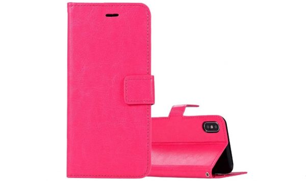 Hoesje geschikt voor iPhone X / XS - Bookcase Roze - portemonnee hoesje
