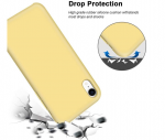 Hoesje geschikt voor iPhone XR Hoesje - Siliconen Backcover - Geel