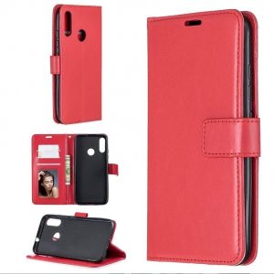 Hoesje geschikt voor Motorola E6 Play - Bookcase Rood - portemonnee hoesje