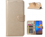 Hoesje geschikt voor Motorola E6 Plus / E6S - Bookcase Goud - portemonnee hoesje