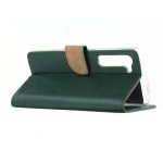 Hoesje geschikt voor Motorola Edge - Bookcase Groen - portemonnee hoesje