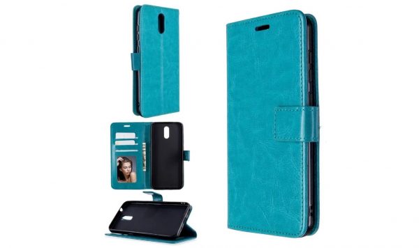 Hoesje geschikt voor Nokia 2.4 - Bookcase Turquoise - portemonnee hoesje