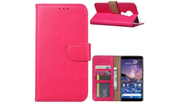 Hoesje geschikt voor Nokia 6.2 / 7.2 - Bookcase Roze - portemonnee hoesje