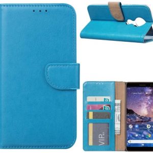 Hoesje geschikt voor Nokia 6.2 / 7.2 - Bookcase Turquoise - portemonnee hoesje