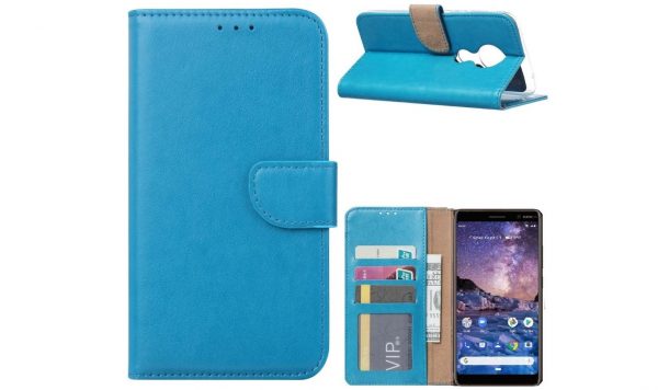 Hoesje geschikt voor Nokia 6.2 / 7.2 - Bookcase Turquoise - portemonnee hoesje