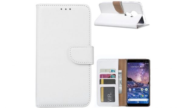 Hoesje geschikt voor Nokia 6.2 / 7.2 - Bookcase Wit - portemonnee hoesje