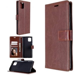 Hoesje geschikt voor OnePlus 8T - Bookcase Bruin - portemonnee hoesje