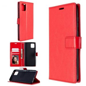 Hoesje geschikt voor OnePlus 8T - Bookcase Rood - portemonnee hoesje