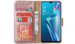 Hoesje geschikt voor Oppo A12 / A12S - Bookcase Rose Goud- portemonee hoesje