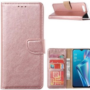 Hoesje geschikt voor Oppo A12 / A12S - Bookcase Rose Goud- portemonee hoesje