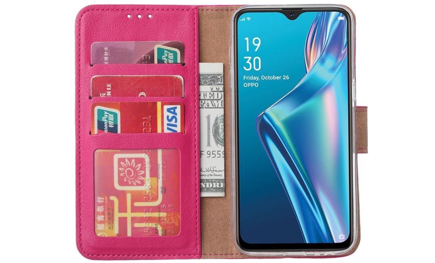 Hoesje geschikt voor Oppo A12 / A12S - Bookcase Roze- portemonee hoesje