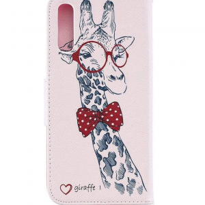 Hoesje geschikt voor Samsung Galaxy A01 Bookcase hoesje - Giraffe