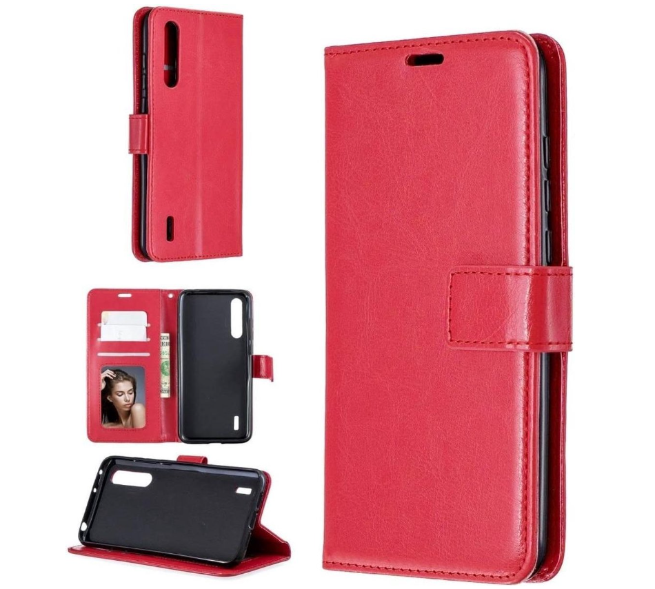 Hoesje geschikt voor Samsung Galaxy A01 hoesje book case rood