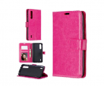 Hoesje geschikt voor Samsung Galaxy A01 hoesje book case roze