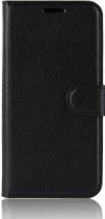 Hoesje geschikt voor Samsung Galaxy A01 hoesje book case Zwart