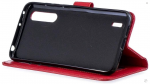 Hoesje geschikt voor Samsung Galaxy A10 hoesje book case rood