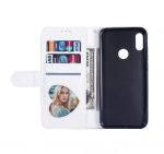 Hoesje geschikt voor Samsung Galaxy A10s Glitter Bookcase hoesje portemonnee met rits - Zilver