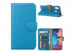 Hoesje geschikt voor Samsung Galaxy A20E - Bookcase Turquoise - portemonnee hoesje