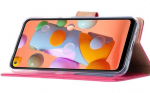 Hoesje geschikt voor Samsung Galaxy A21S - Bookcase Roze - portemonnee hoesje