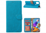 Hoesje geschikt voor Samsung Galaxy A21S - Bookcase Turquoise - portemonnee hoesje