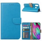 Hoesje geschikt voor Samsung Galaxy A40 - Bookcase Turquoise - portemonee hoesje
