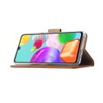 Hoesje geschikt voor Samsung Galaxy A41 - Bookcase Bruin- portemonnee hoesje