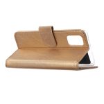Hoesje geschikt voor Samsung Galaxy A41 - Bookcase Goud - portemonnee hoesje